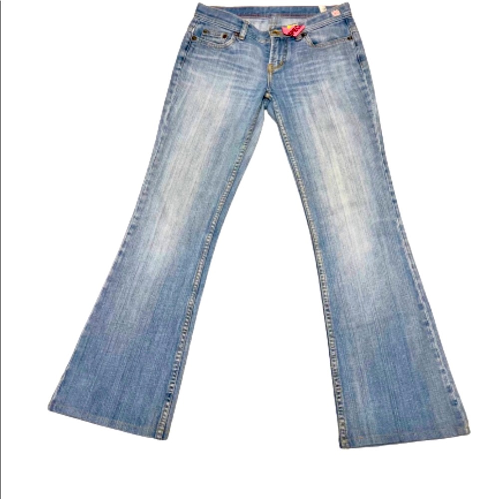 Express X2 Denim Laboratory Flair/Boot Low Rise Jean W10